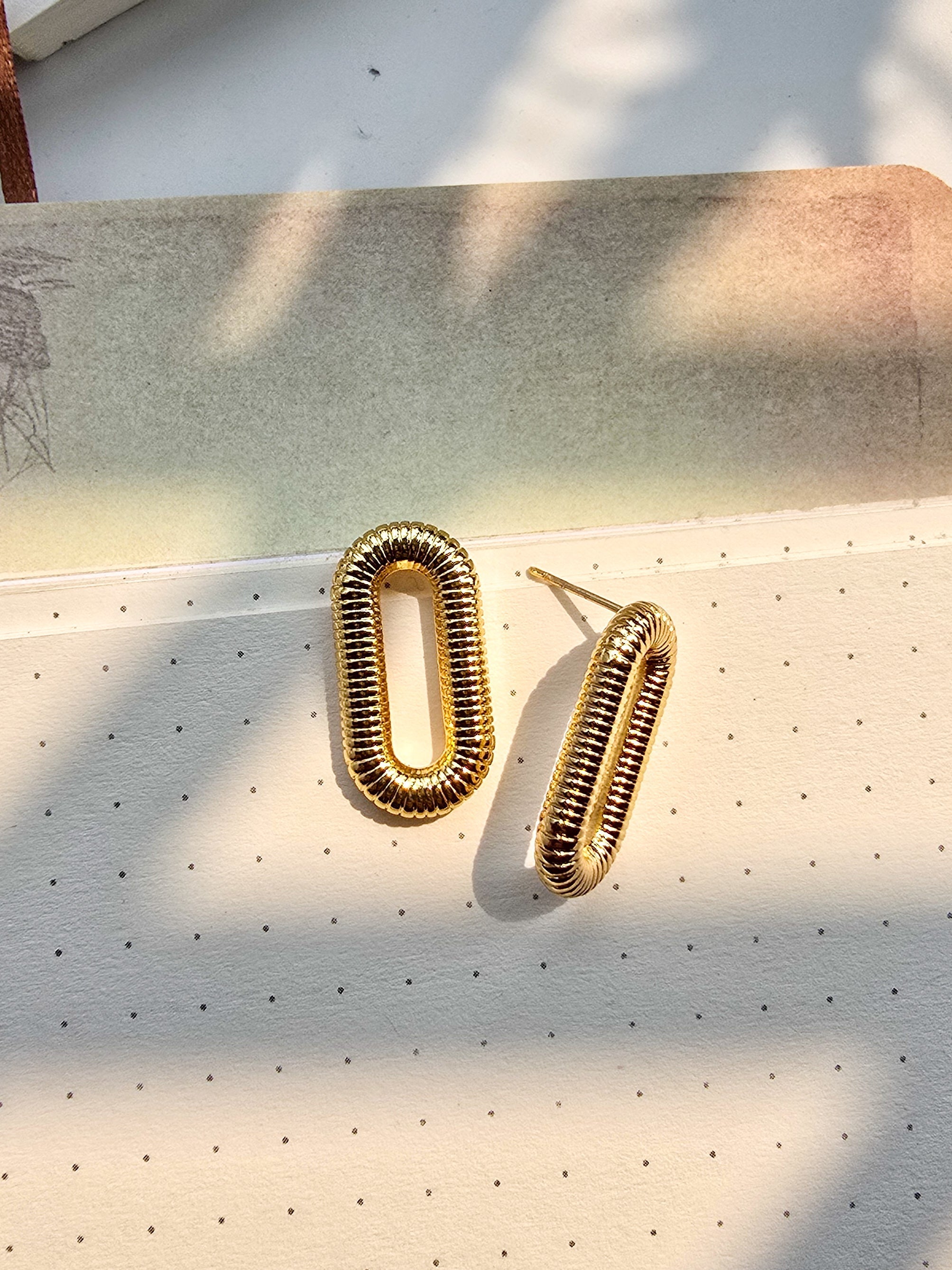 Anti Tarnish Stud Earring