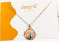 | 3D Floral Pendant Vintage Style Necklace |