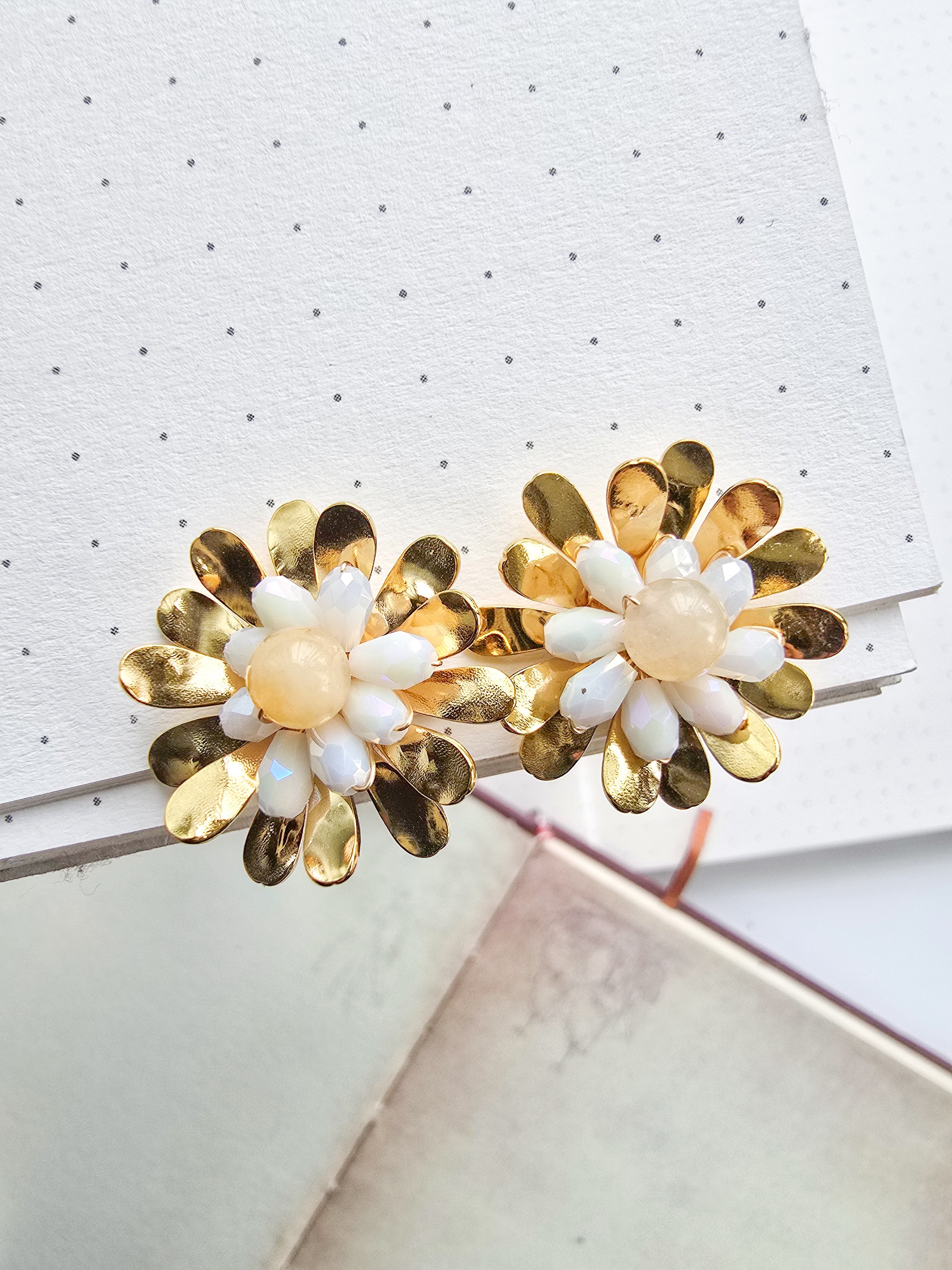 Big Flower Stud Earring