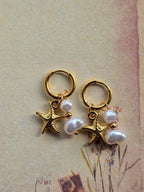 Tropical Drop Earring with Pearls