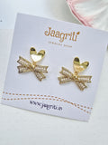 Anti-Tarnish Heart stud Earring  enmode lifestyle