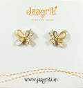 Crystal Pretty butterfly Stud Earrings