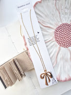 YJ-P4134 | Ribbon Bow Necklace |